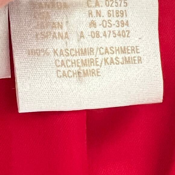 Escada Margarita Ley women’s double breasted crest cashmere blazer jacket - Picture 15 of 16